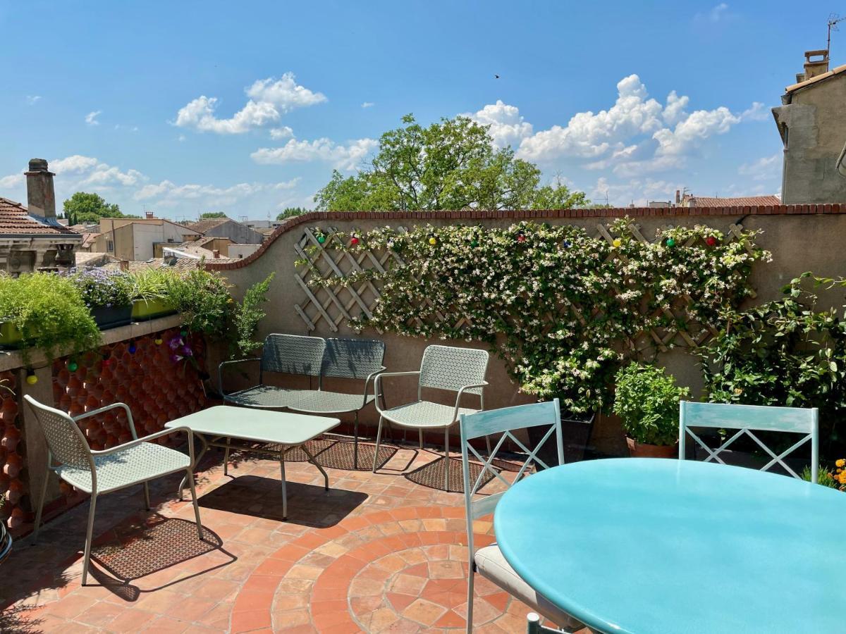 Apartamento L'Atypique - T3 Grande Terrasse, Bbq Vue Et Cheminee Aviñón Exterior foto